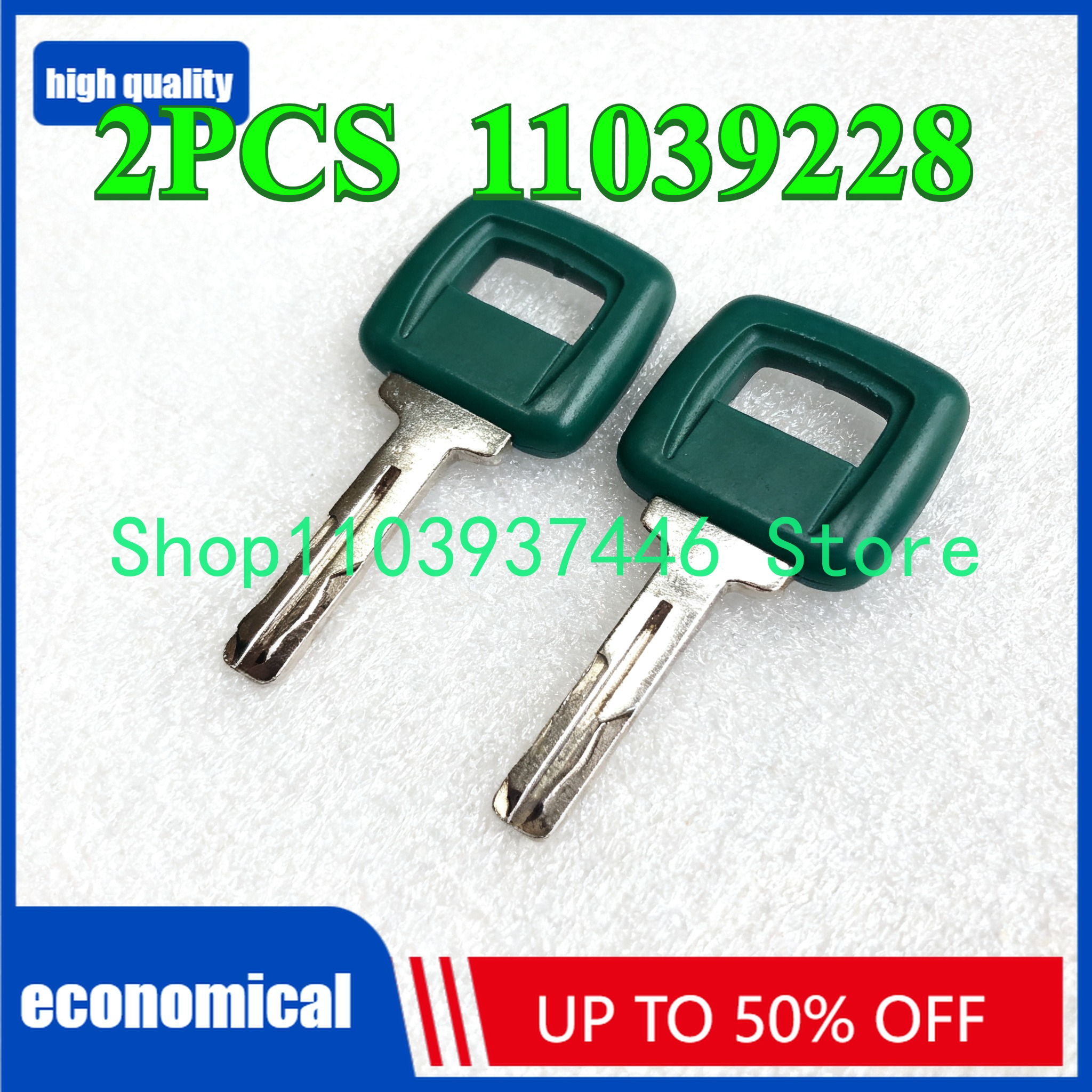 Heavy Equipment Hauling - 2PCS GREEN KEYS Heavy Equipment Laser