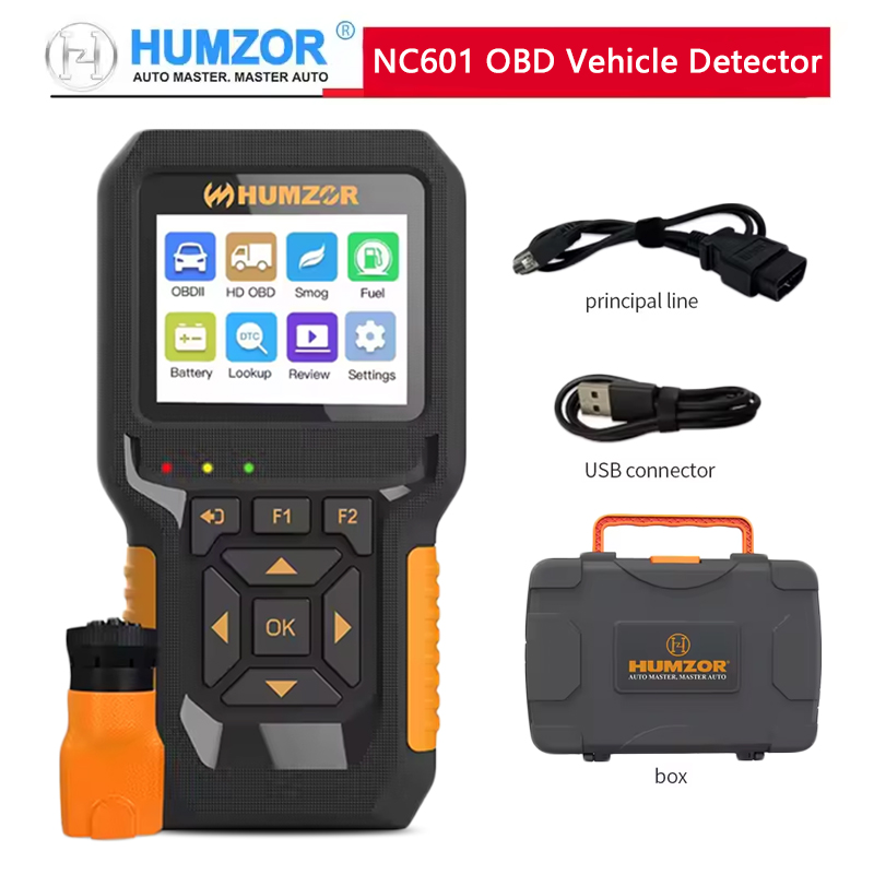 Heavy Equipment Diagnostic Tool - HUMZOR NC601 12V/24V Heavy Duty Truck