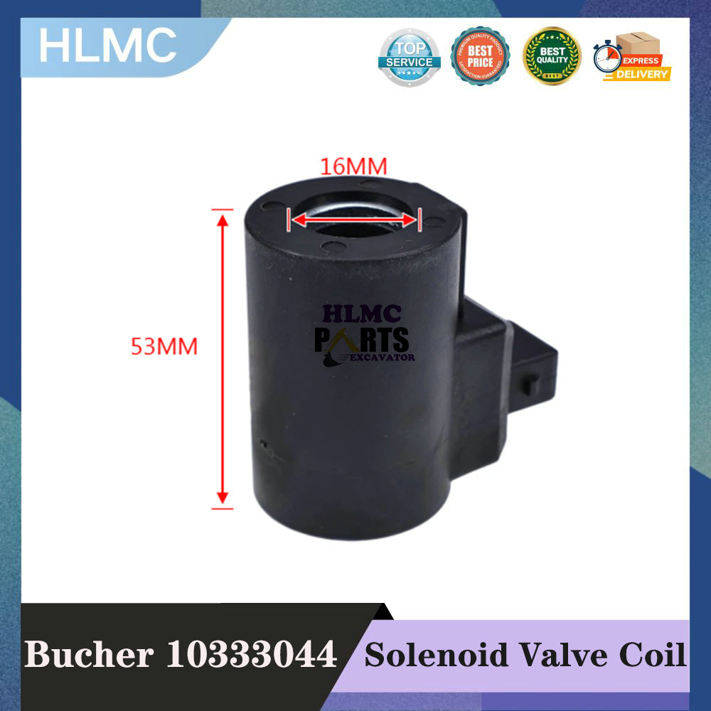 Heavy Equipment In Construction - Excavator Solenoid Valve Coil 24V 17W