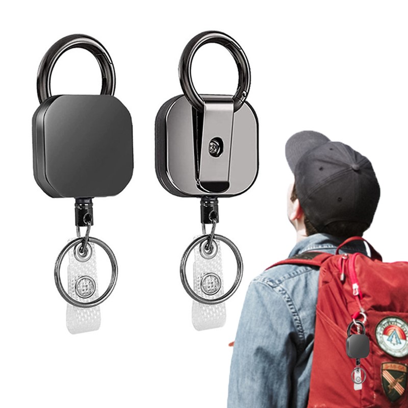 Metal Card Key Ring Clip Retra - Heavy Equipment Logo のレビューと価格