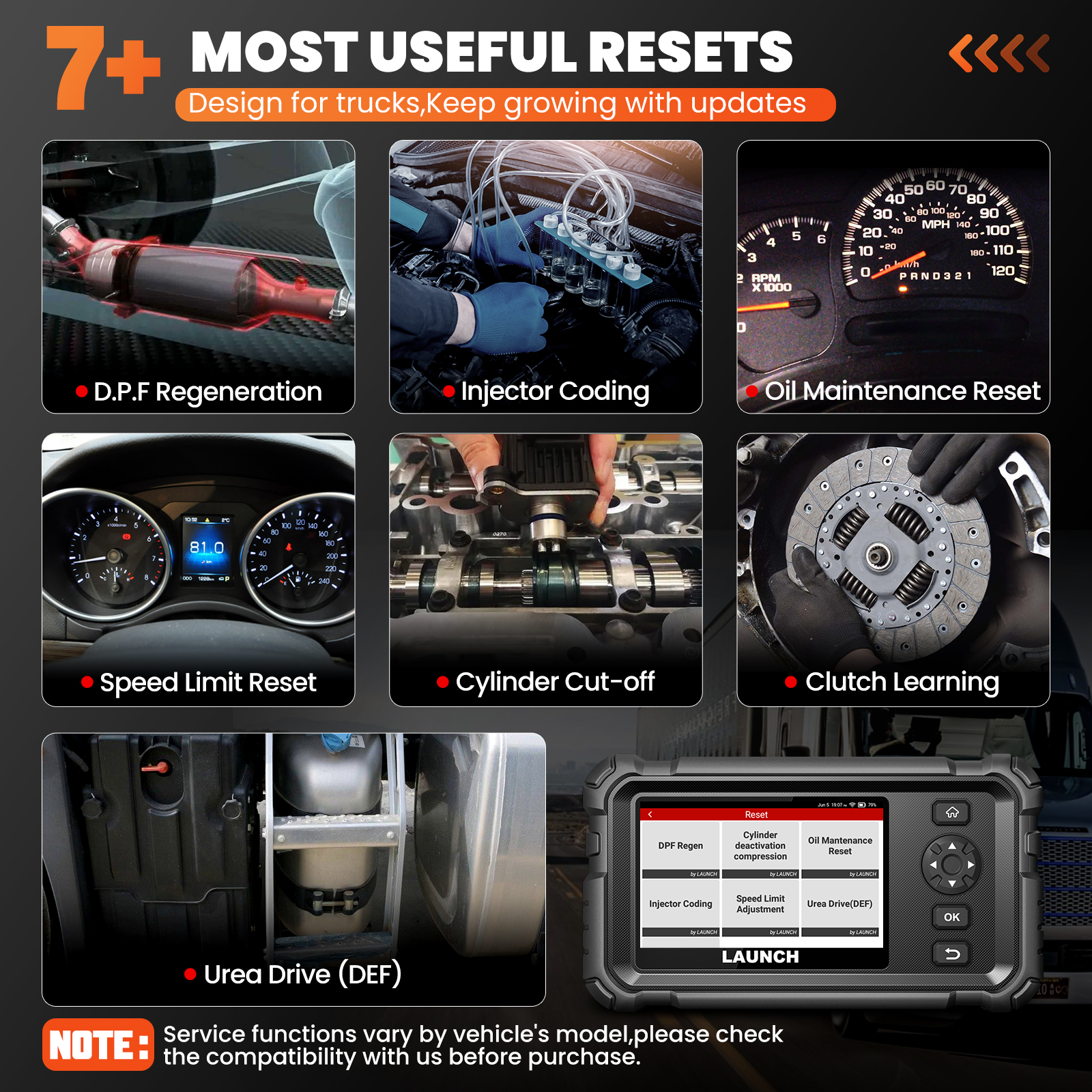 LAUNCH CRP129 HD Elite 24V Hea - Heavy Equipment Diagnostic Tool のレビューと価格