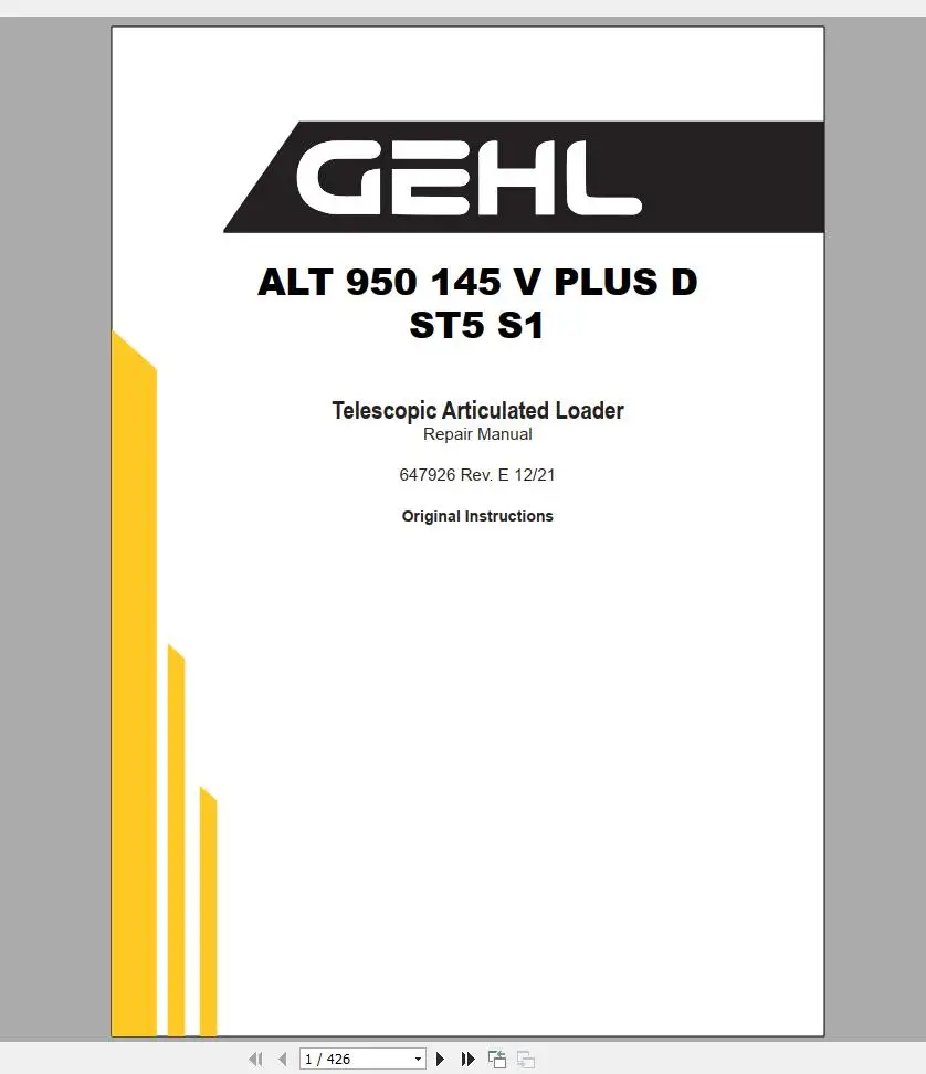SpecDiag GEHL Machinery Heavy  - Heavy Equipment Electrical Pdf のレビューと価格