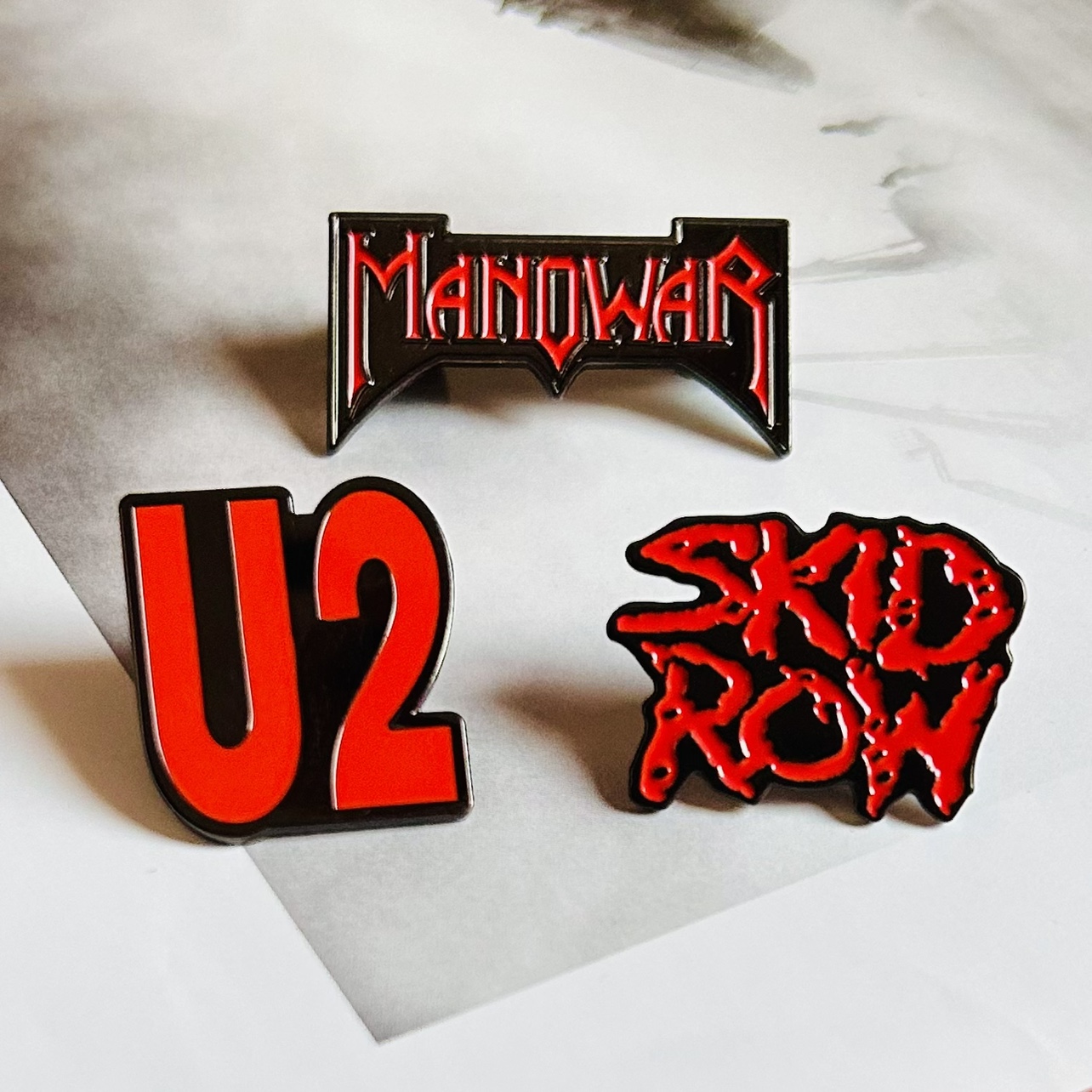 Rock Band Logo Metal Badge Mus - Heavy Equipment Logo のレビューと価格