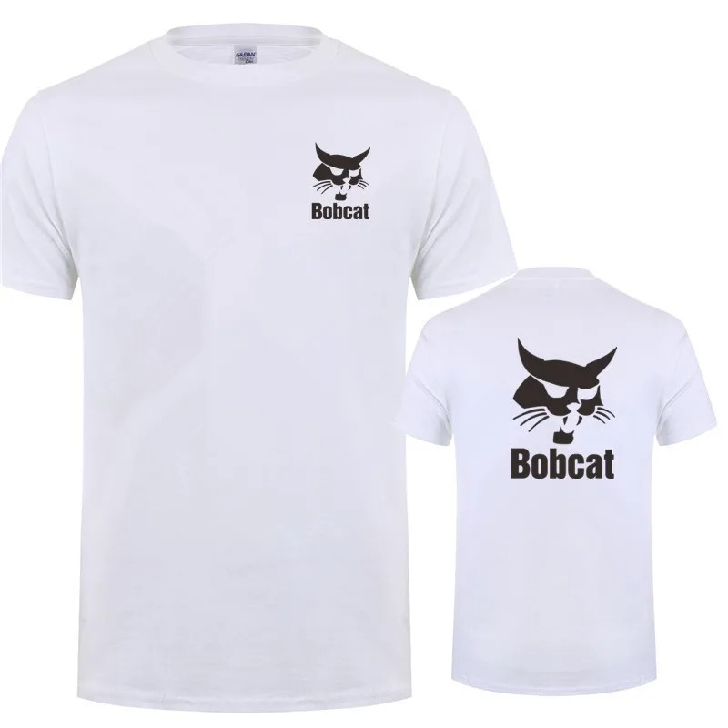 Bobcat T Shirt Summer Men Shor - Heavy Equipment Logo のレビューと価格
