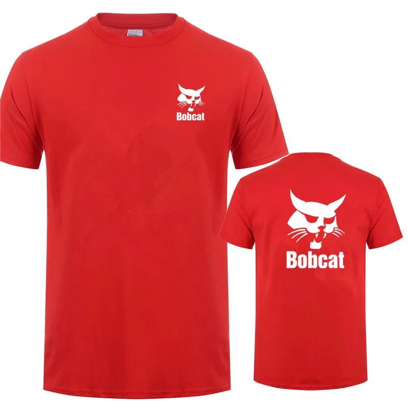 Bobcat T Shirt Summer Men Shor - Heavy Equipment Logo のレビューと価格