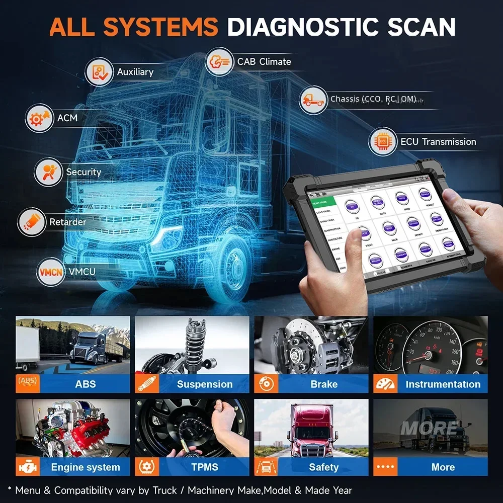 ANCEL X7 HD Heavy Duty Truck D - Heavy Equipment Diagnostic Tool のレビューと価格