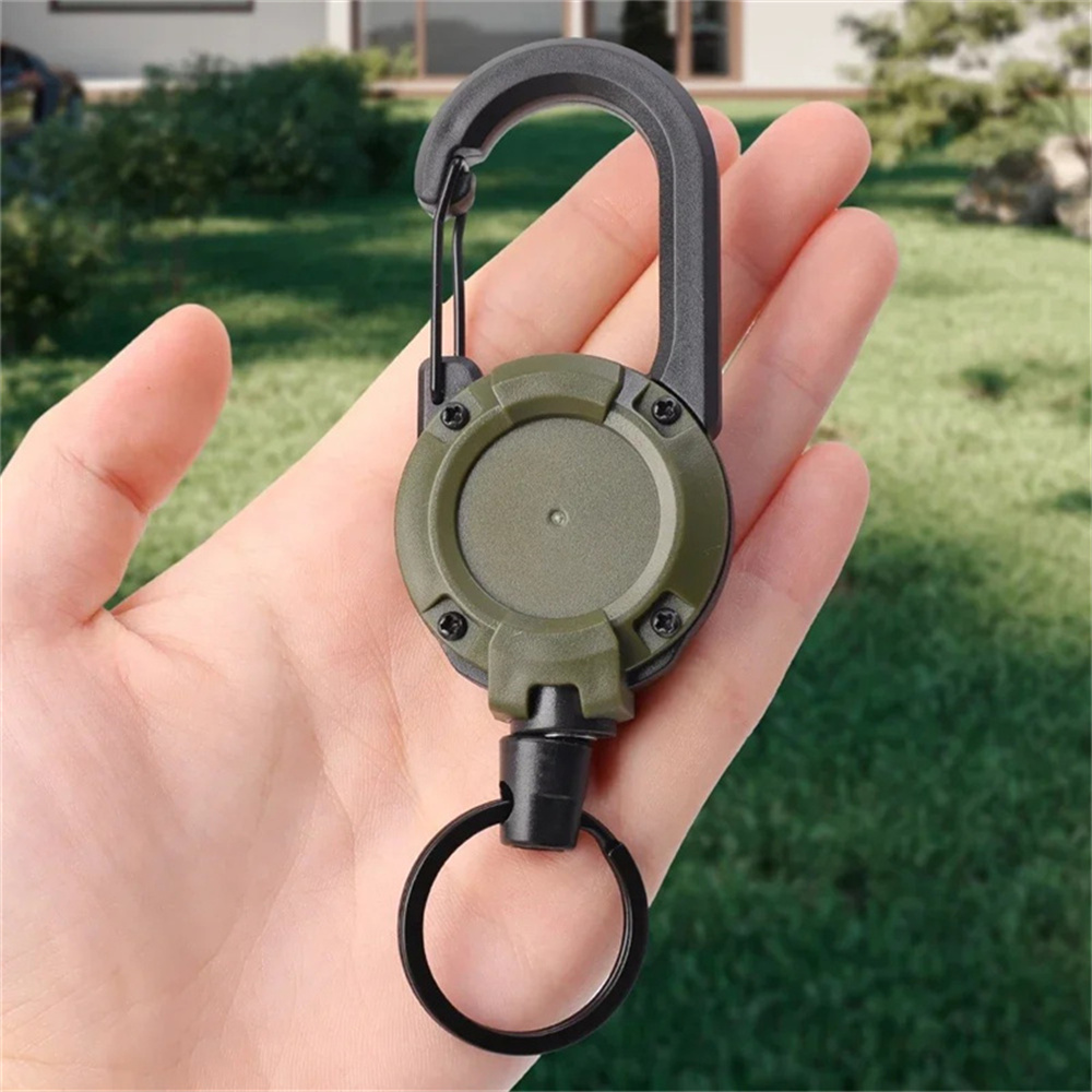 Heavy Duty Retractable Keychai - Heavy Equipment Logo のレビューと価格