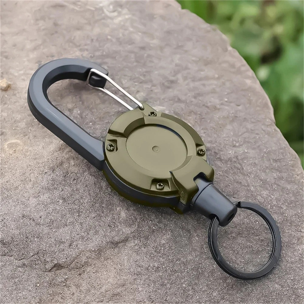 Heavy Duty Retractable Keychai - Heavy Equipment Logo のレビューと価格