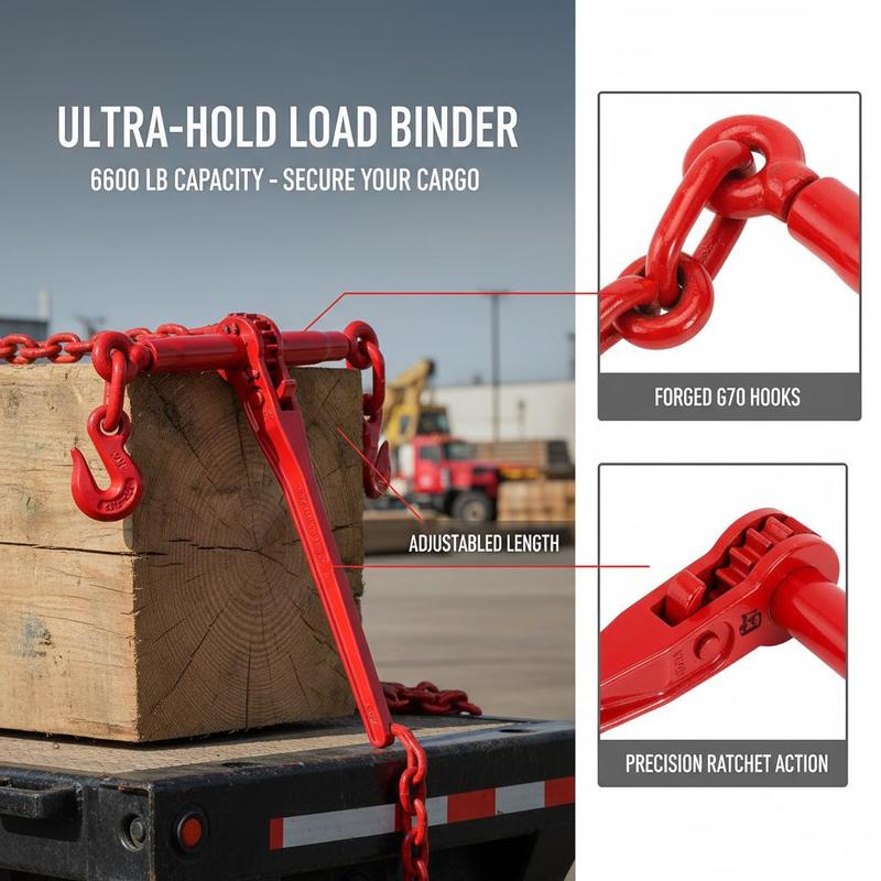 Ratchet Load Binder 5/16-3/8 I - Heavy Equipment In Construction のレビューと価格