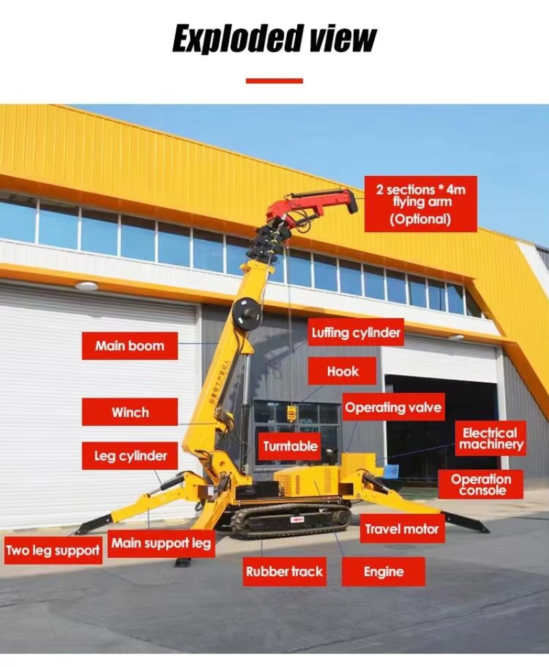 8T Hydraulic Spider Crane Heav - Heavy Equipment In Construction のレビューと価格