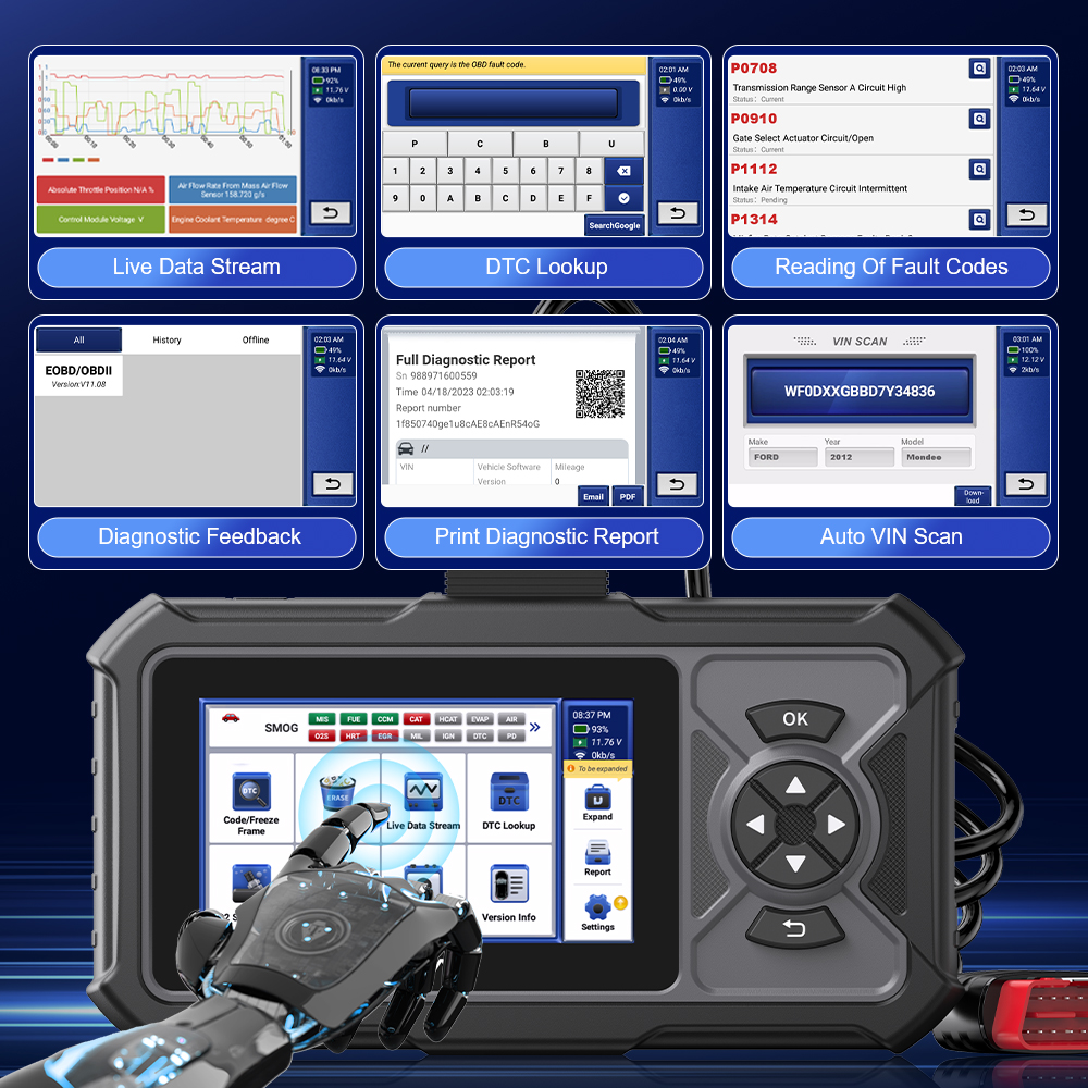 MUCAR CDE900 PRO OBD2 Scanner  - Heavy Equipment Diagnostic Tool のレビューと価格